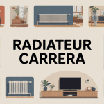 intérieur moderne avec plusieurs carrera radiateur