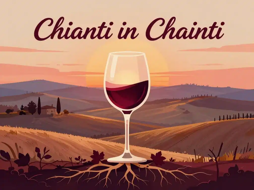 Chianti in Chianti illustration sens et origine