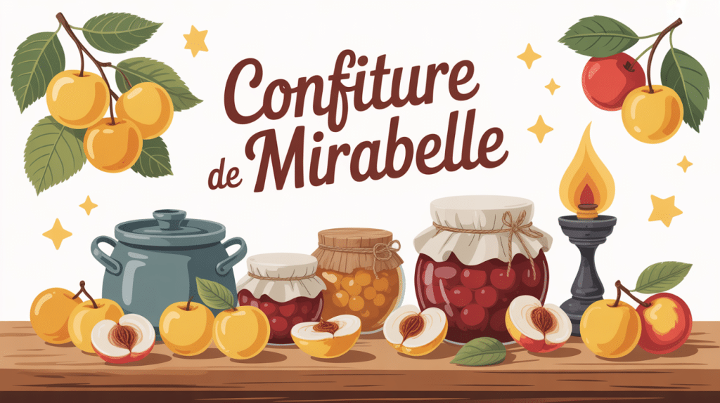confiture mirabelle pots mirabelles dorées title