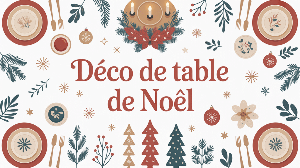 deco table noel ambiance chaleureuse