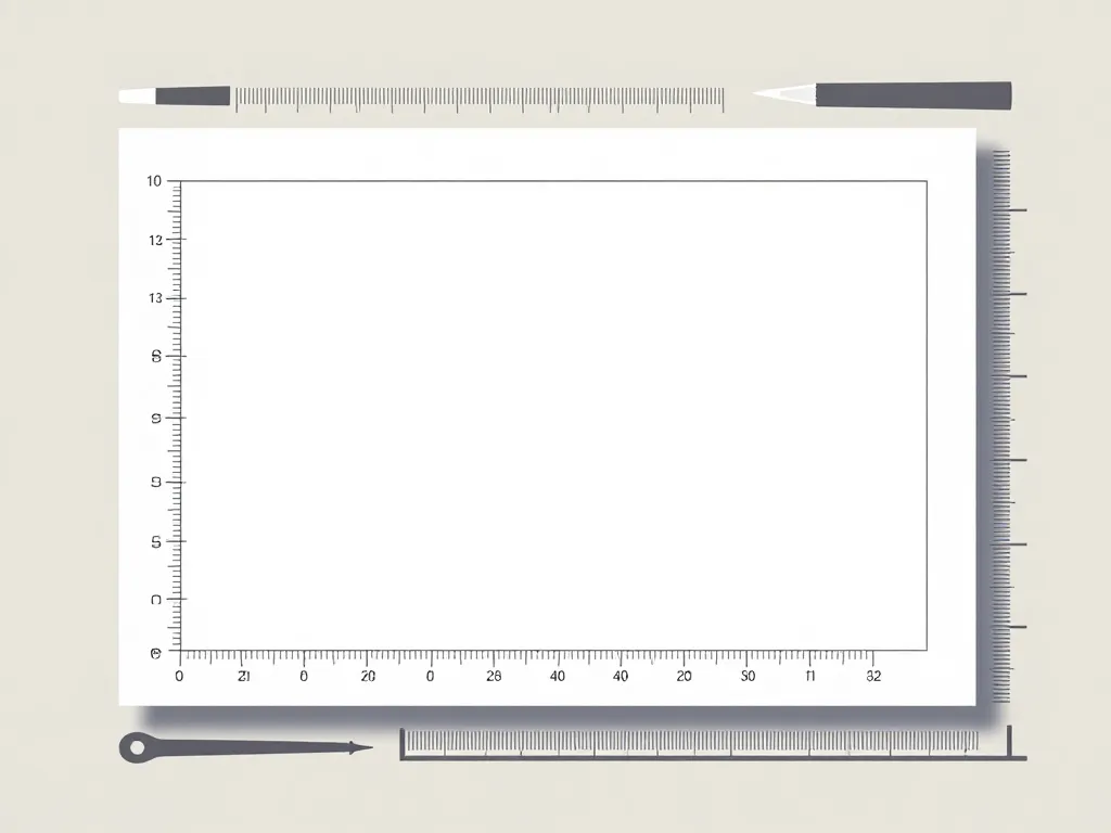 diagramme du format a4 en cm et mm