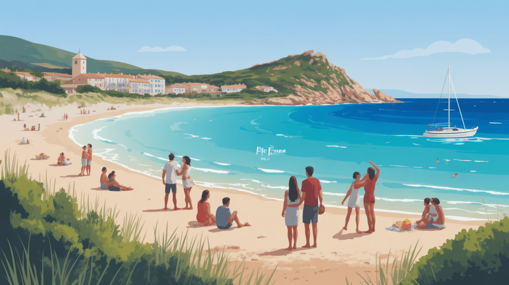 plage de fautea - arinella di fautea crique turquoise et tour génoise