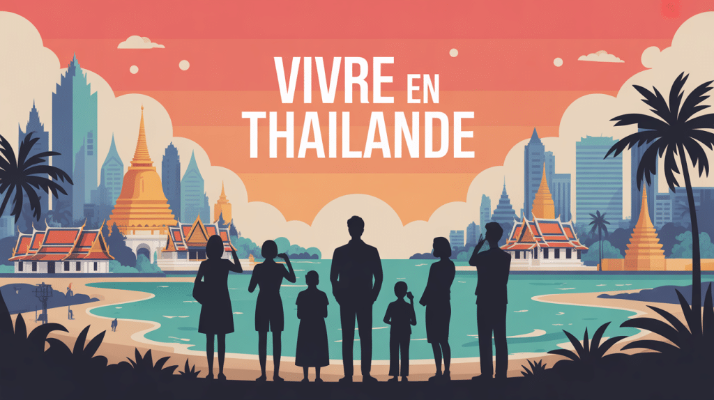 Illustration vivre en Thaïlande expatriation