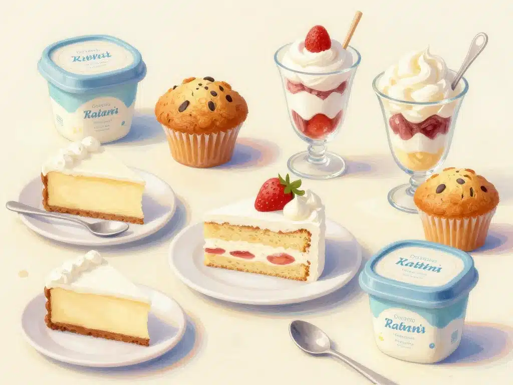 par quoi remplacer le yaourt grec alternatives pâtisserie desserts