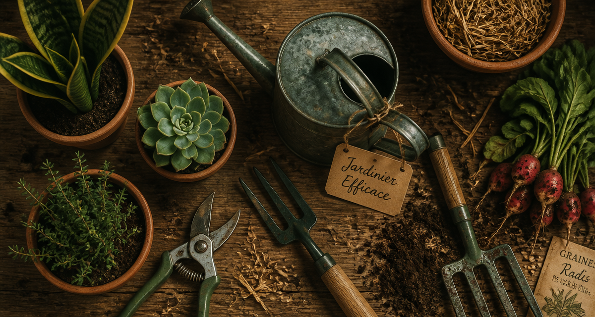 outils jardinier facile pour potager