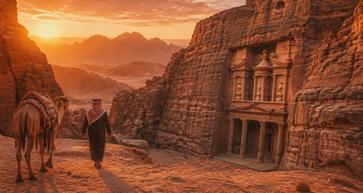 que visiter en Jordanie Petra Wadi Rum coucher de soleil