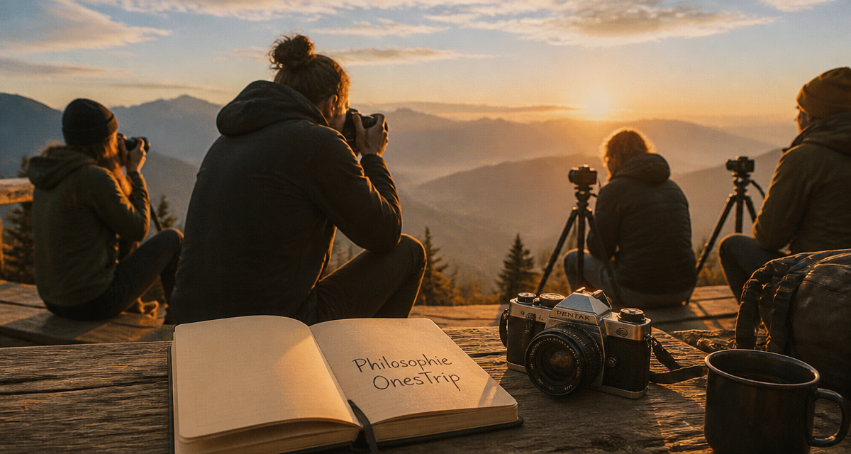 vlog voyage onestrip groupe photo montagne