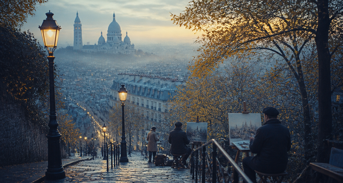 18e arrondissement de Paris Montmartre à l’aube