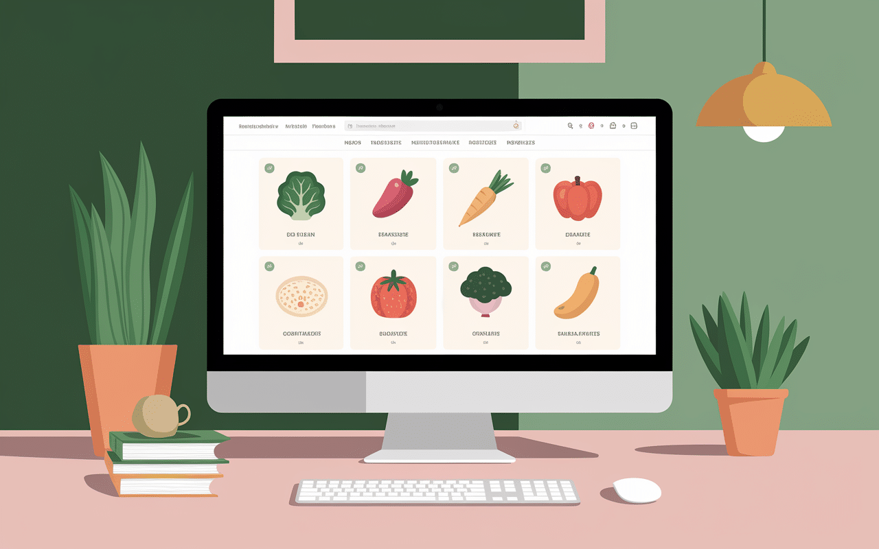 interface boutique en ligne jerome et lucile ordinateur