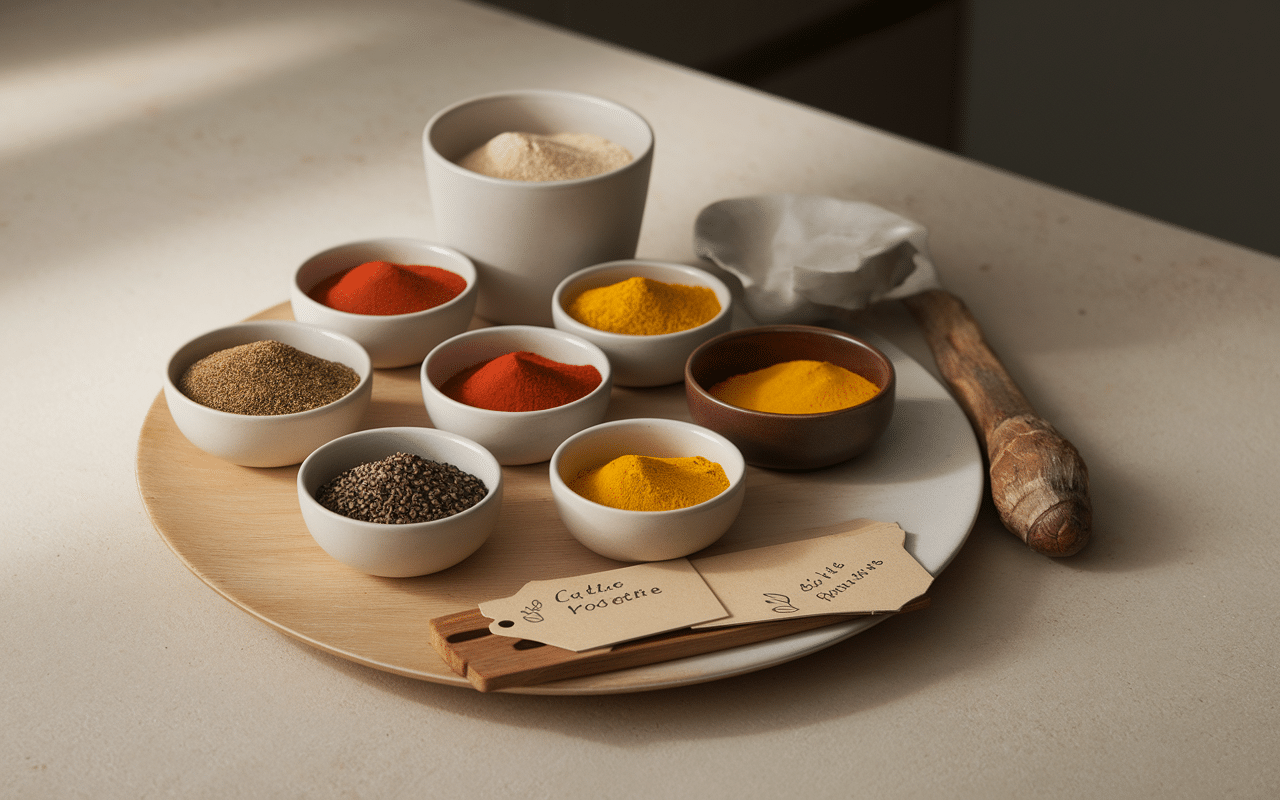 epices de base poivre paprika cannelle villedecuers