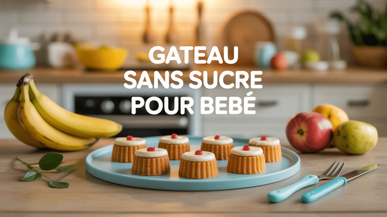 Petits gâteaux sans sucre avec fruits de cuisine lumineuse