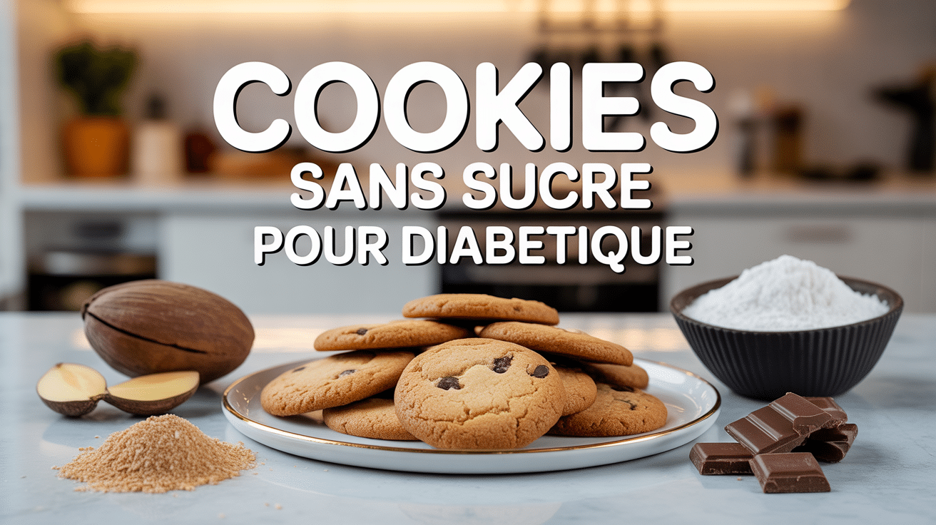 Cookies sans sucre pour diabétiques avec ingrédients sains
