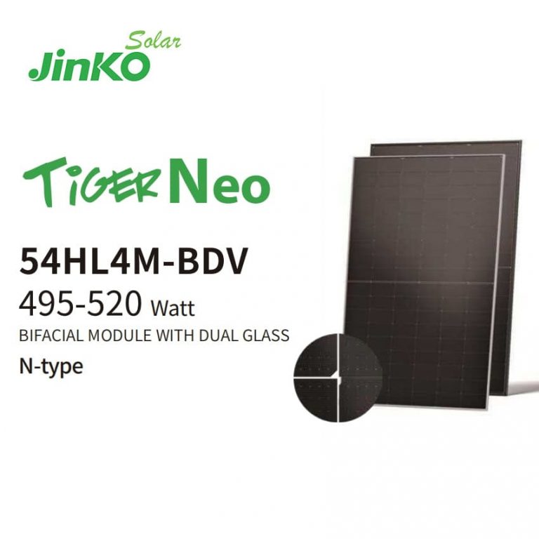 Jinko Solar Panel 54HL4M-BDV 495-520