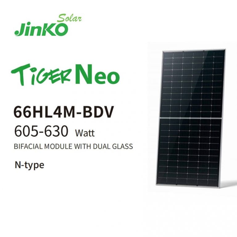 Jinko Solar Panel 66HL4M-BDV 605-630