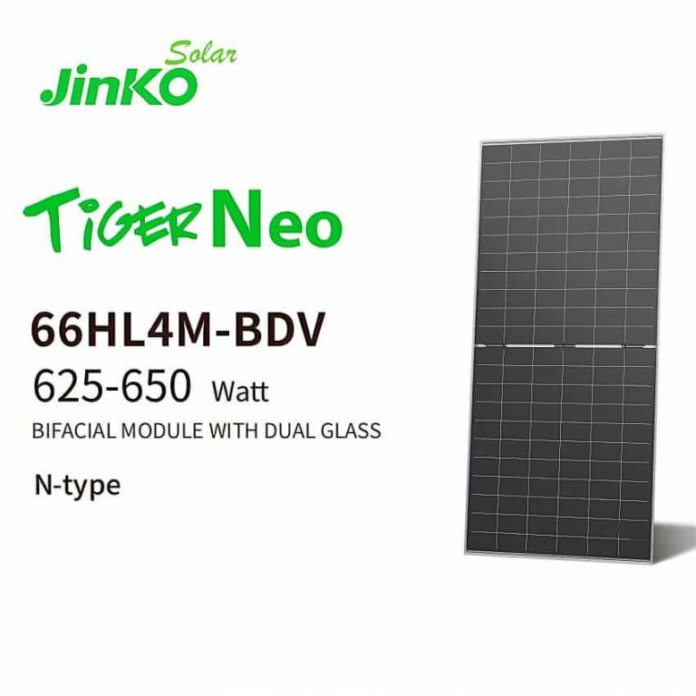 Jinko Solar Panel 66HL4M-BDV 625-650