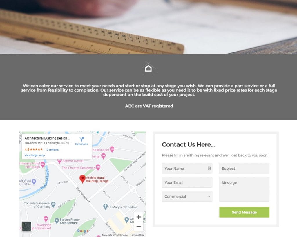 Liteform architectural design and construction planning services in the UK.