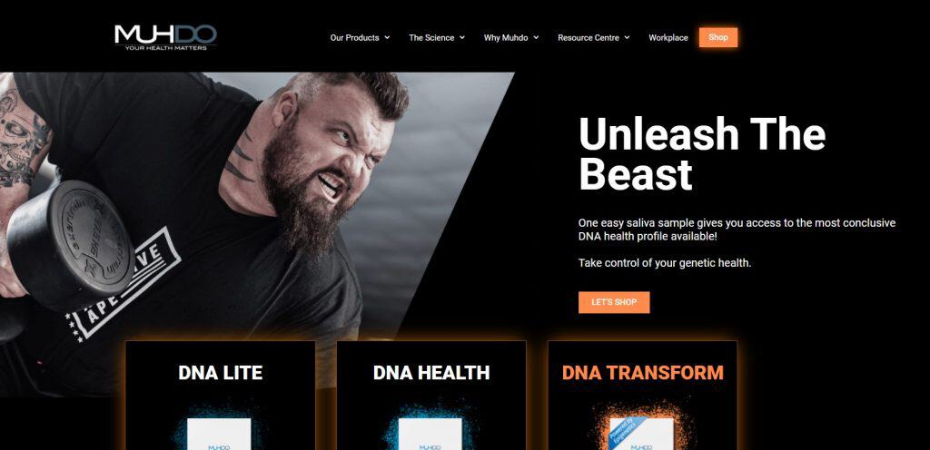 Liteform DNA Transform service for genetic health analysis.