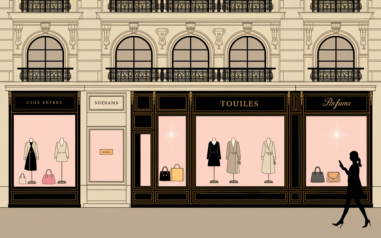 Façades de luxe Champs-Élysées