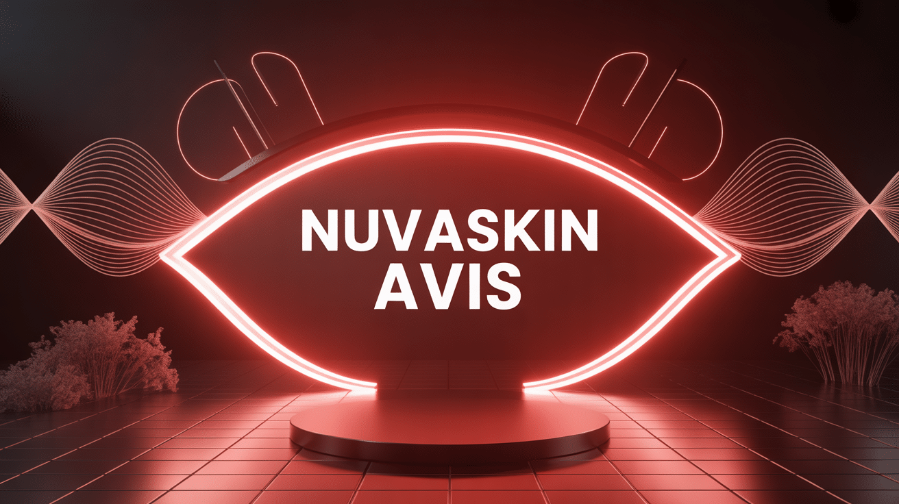 Stylo électronique LED rouge Nuvaskin élégant