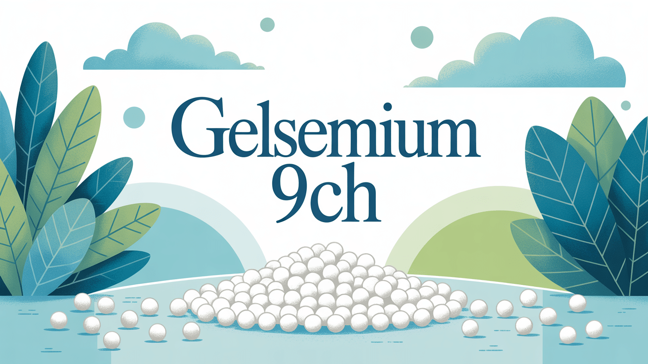 gelsemium 9ch granules détente feuille nuage