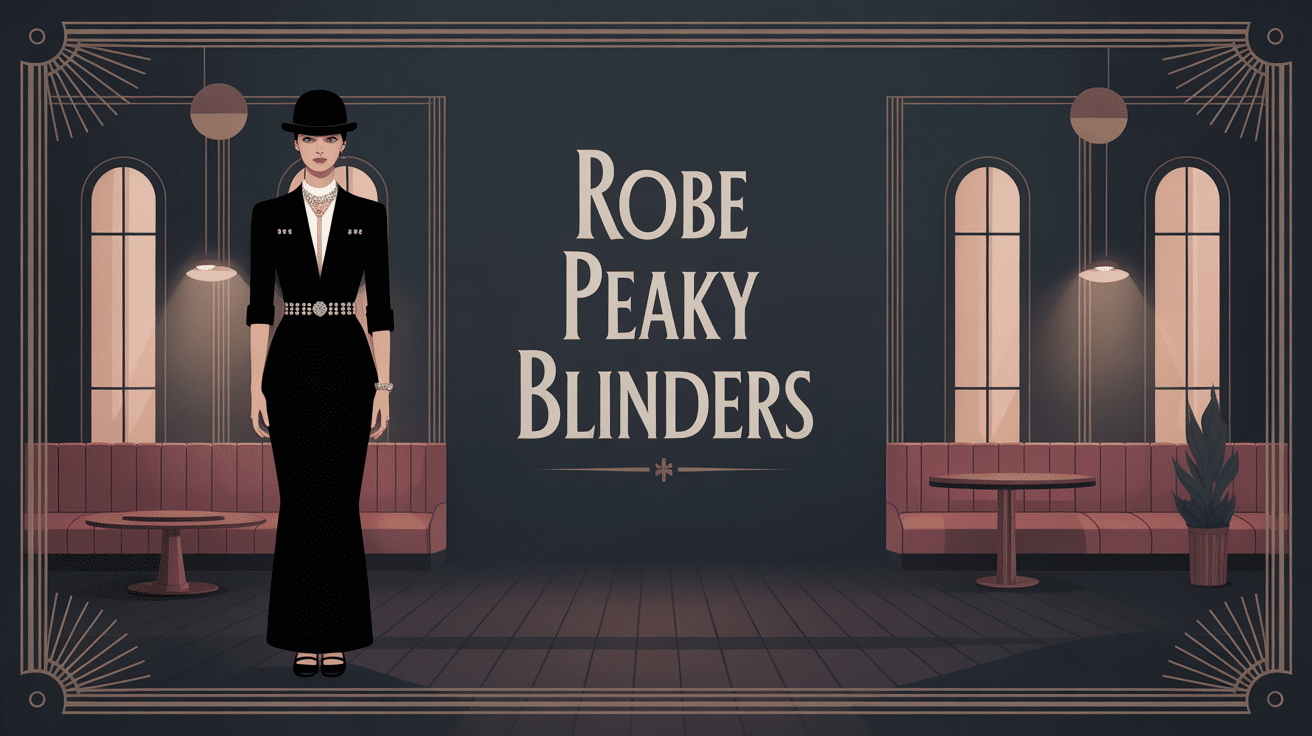 robe peaky blinders art déco élégance années 20