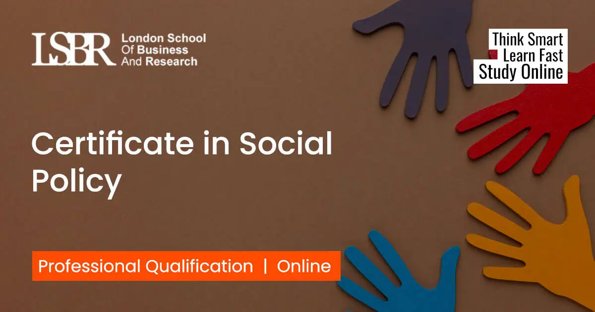 Certificate in Social Policy