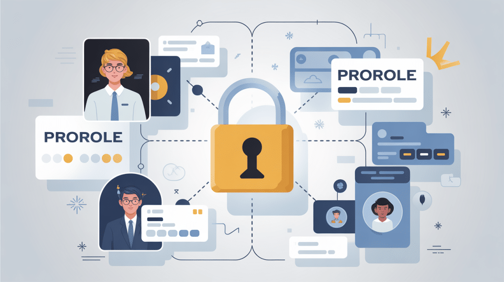 prorole illustration sécurité et rôles web