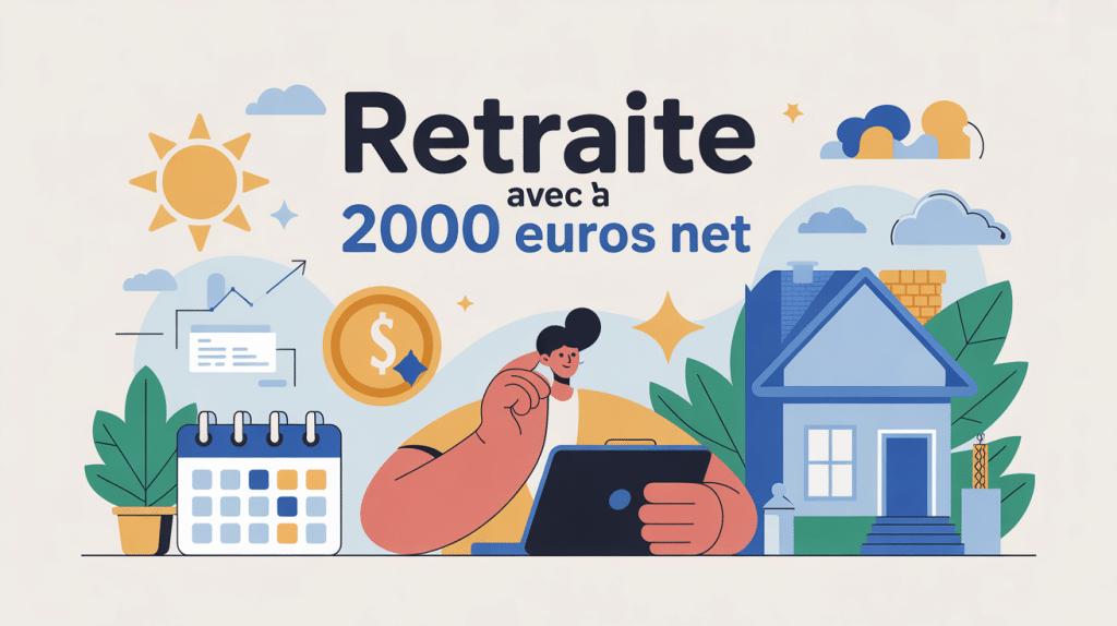 quelle retraite pour un salaire de 2000 euros net illustration préparation carrière future