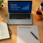 Bureau organisé métier en télétravail