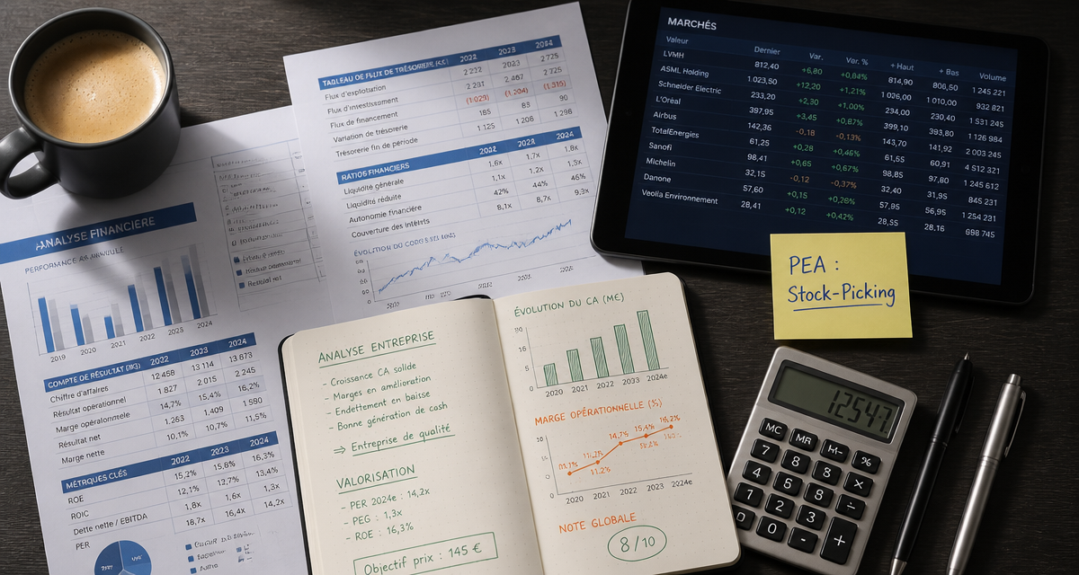 meilleur action pea analyse graphique