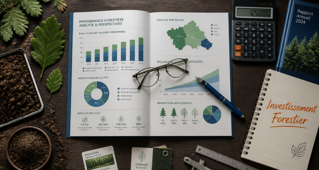 Investir dans la foret dossier financier et accessoires