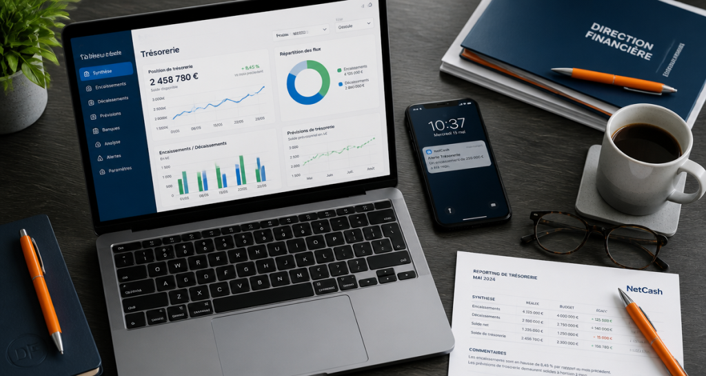 netcash gestion trésorerie automatisée