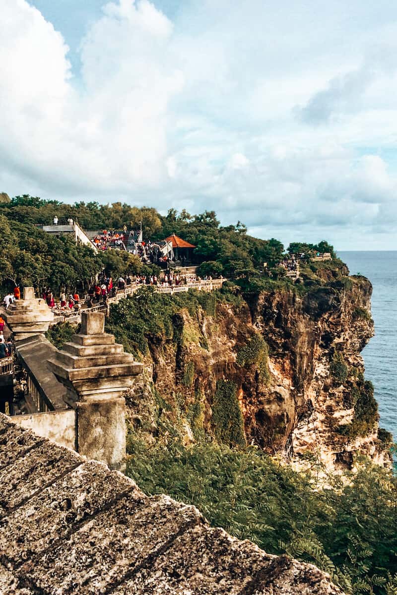 Cliffside views in Uluwatu, Bali