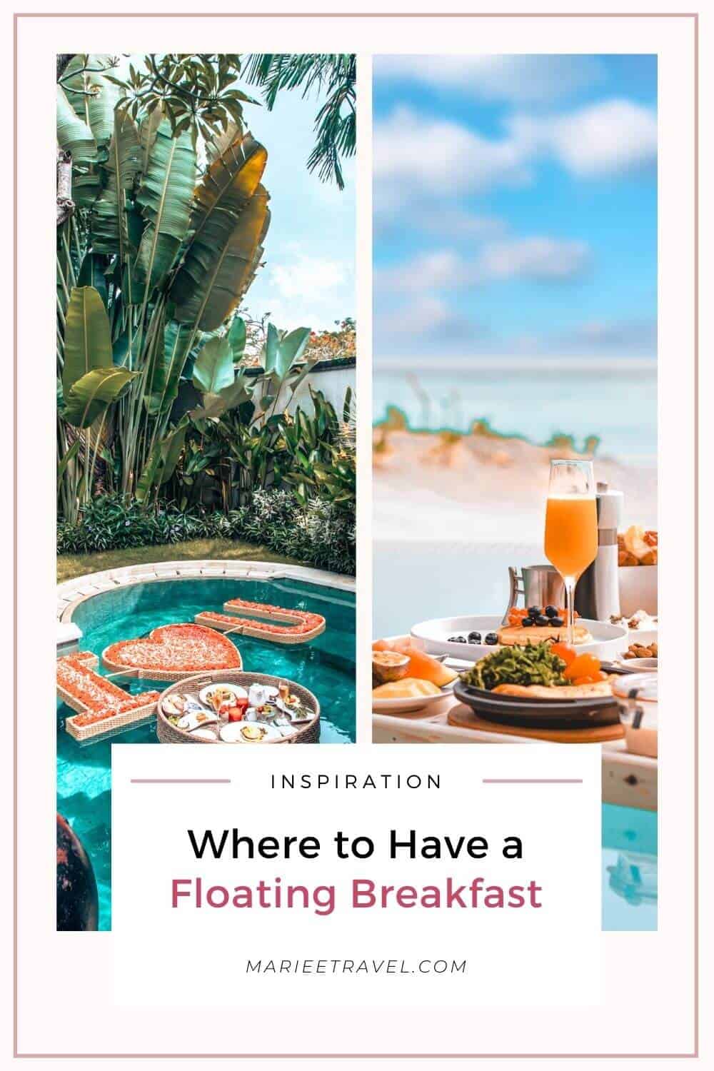 Where to Have a Floating Breakfast | Pinterest Pin