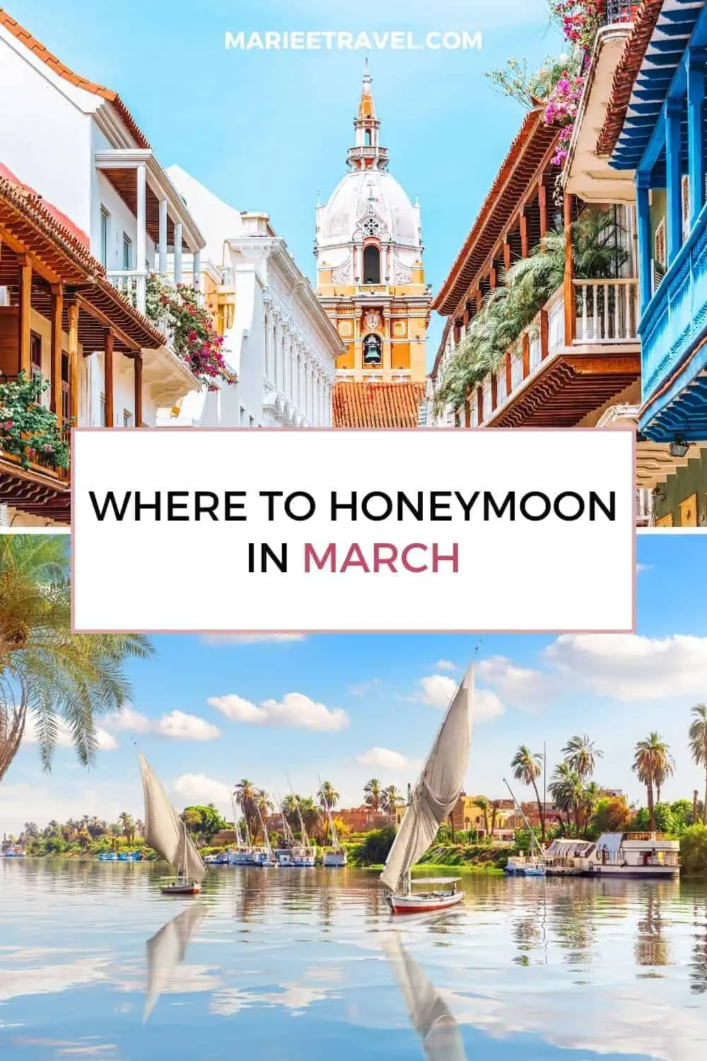 Where To Honeymoon In March | Pinterest Pin