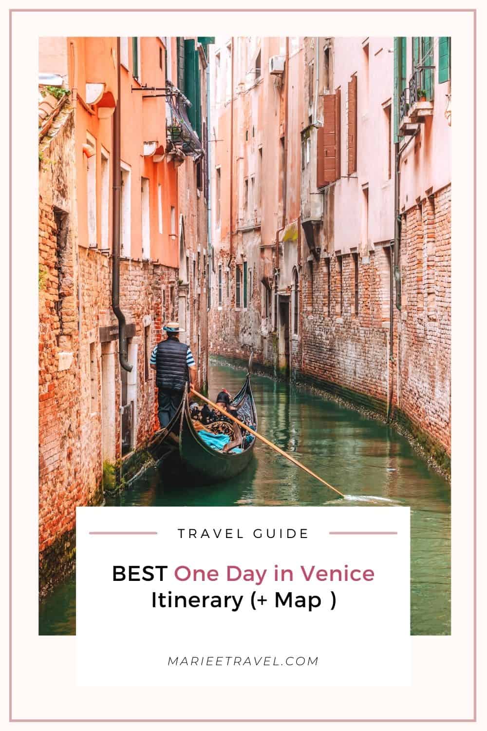 Best One Day in Venice Itinerary | Pinterest Pin