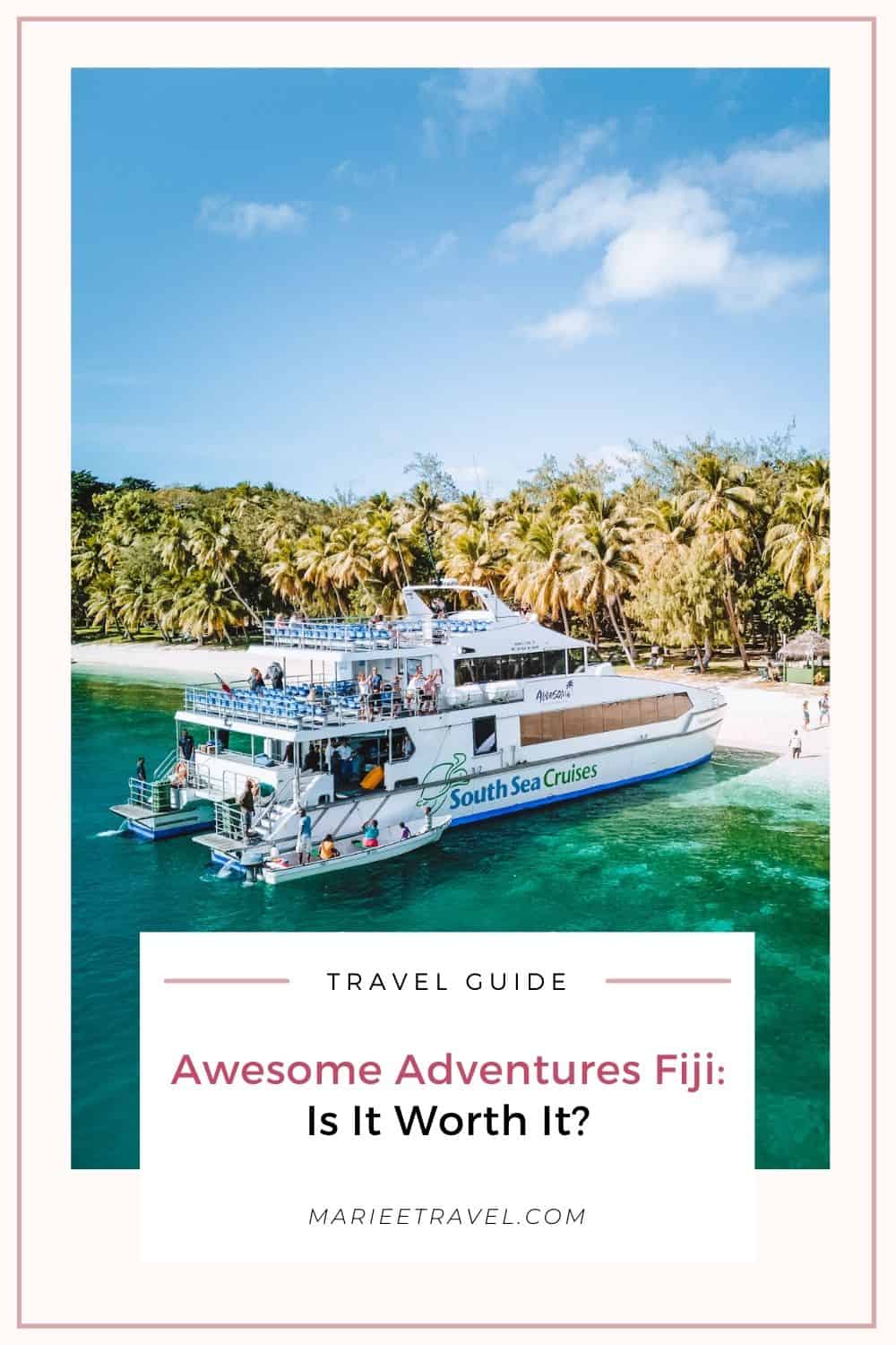 Awesome Adventures Fiji: Is It Worth It? | Pinterest Pin