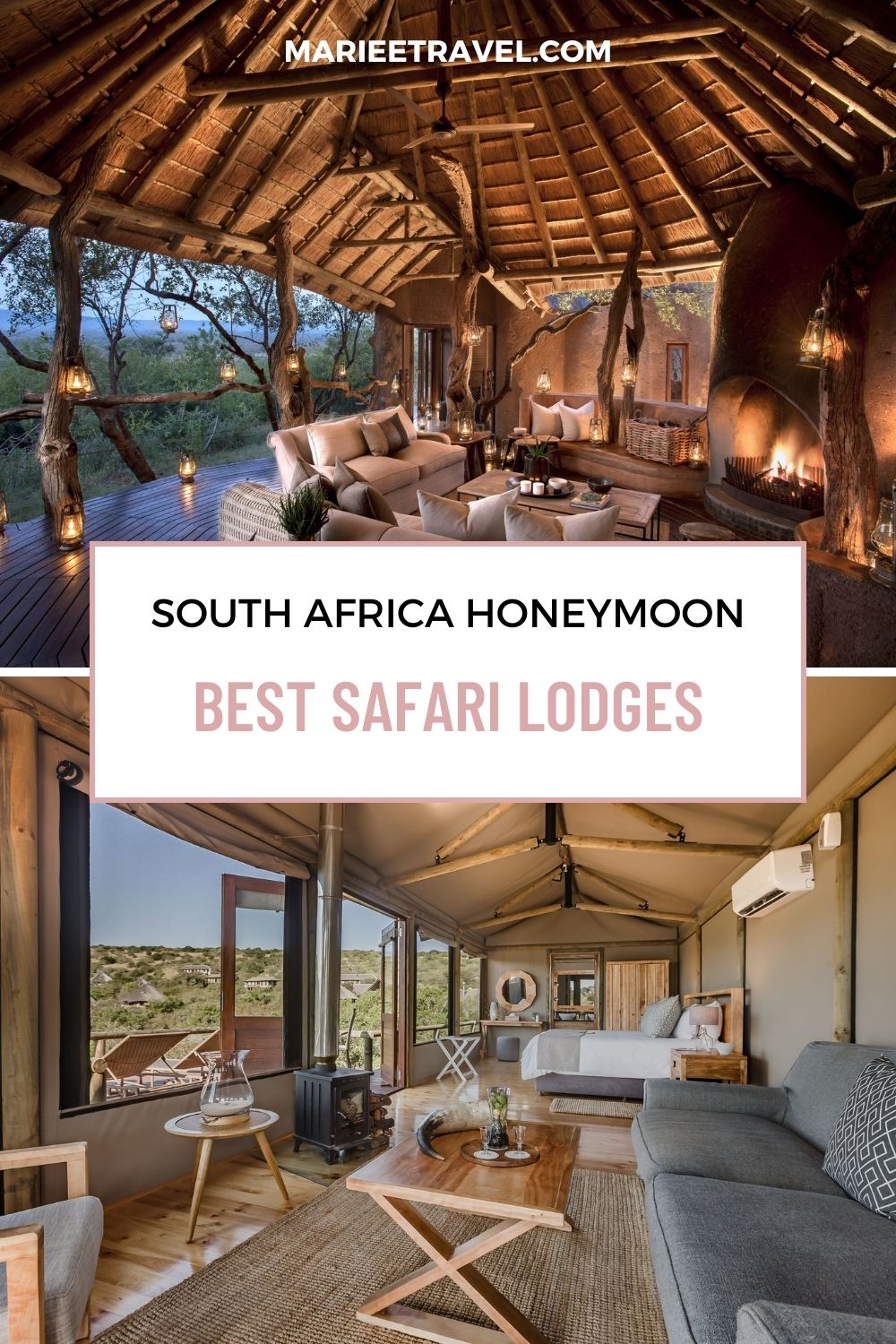 South Africa Honeymoon: Best Safari lodges | Pinterest Pin