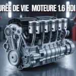 Coupe technique moteur 1.6 HDi 90 durée de vie