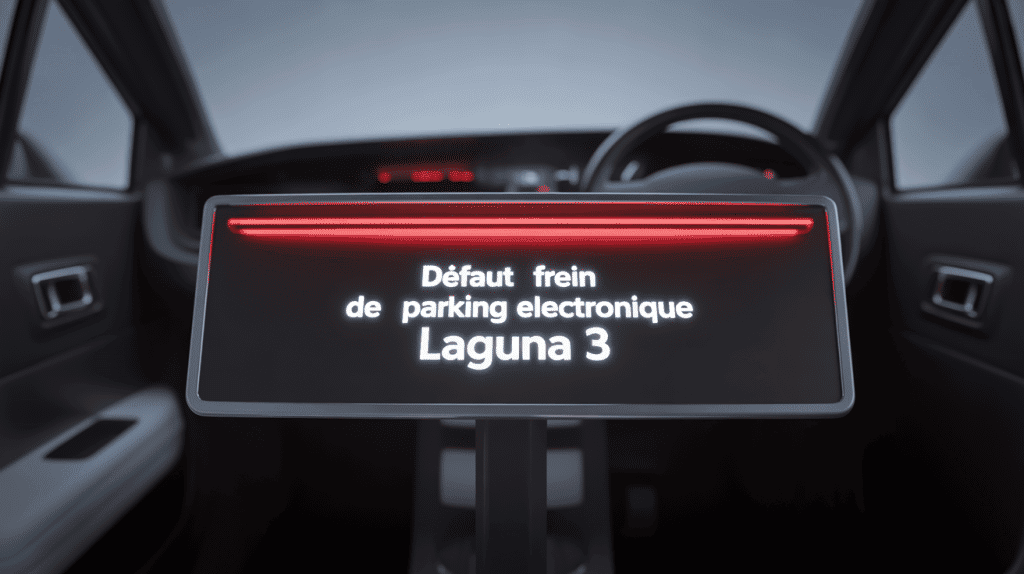 Voyant frein parking allumé effacer défaut laguna 3