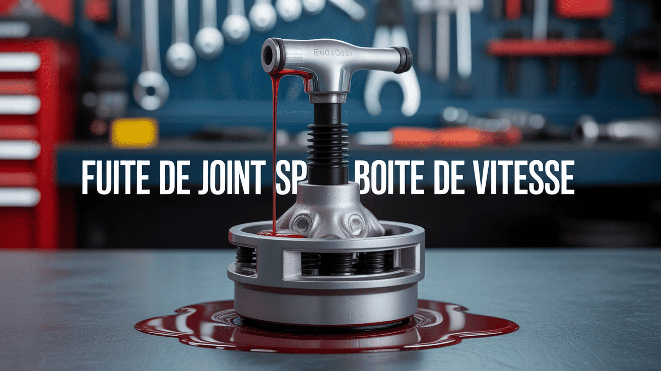 Fuite joint spi boite de vitesse vue en coupe technique