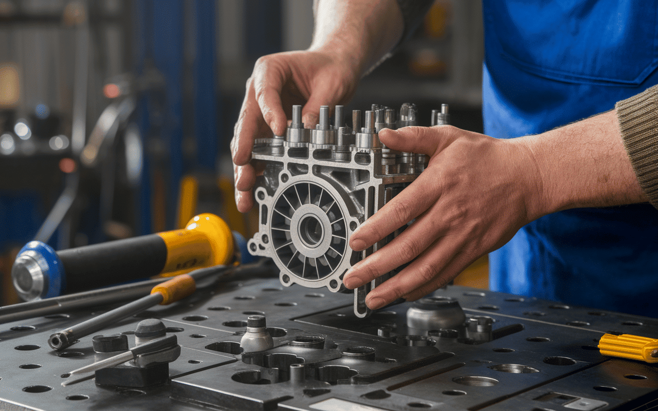 Montage 80 mhr team am6 cylindre moteur