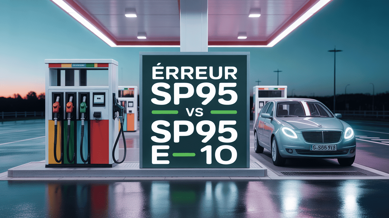 j'ai mis du sp95 e10 au lieu du sp95 à la pompe station-service