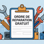 formulaire ordre de réparation à imprimer gratuit avec outils et imprimante