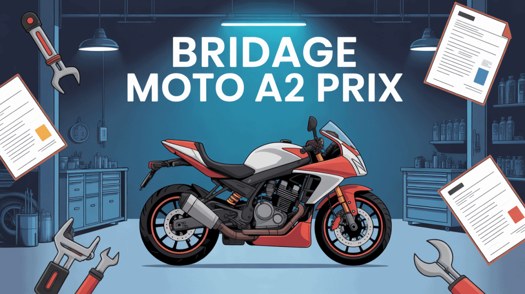 prix bridage moto a2 visuel garage outils documents