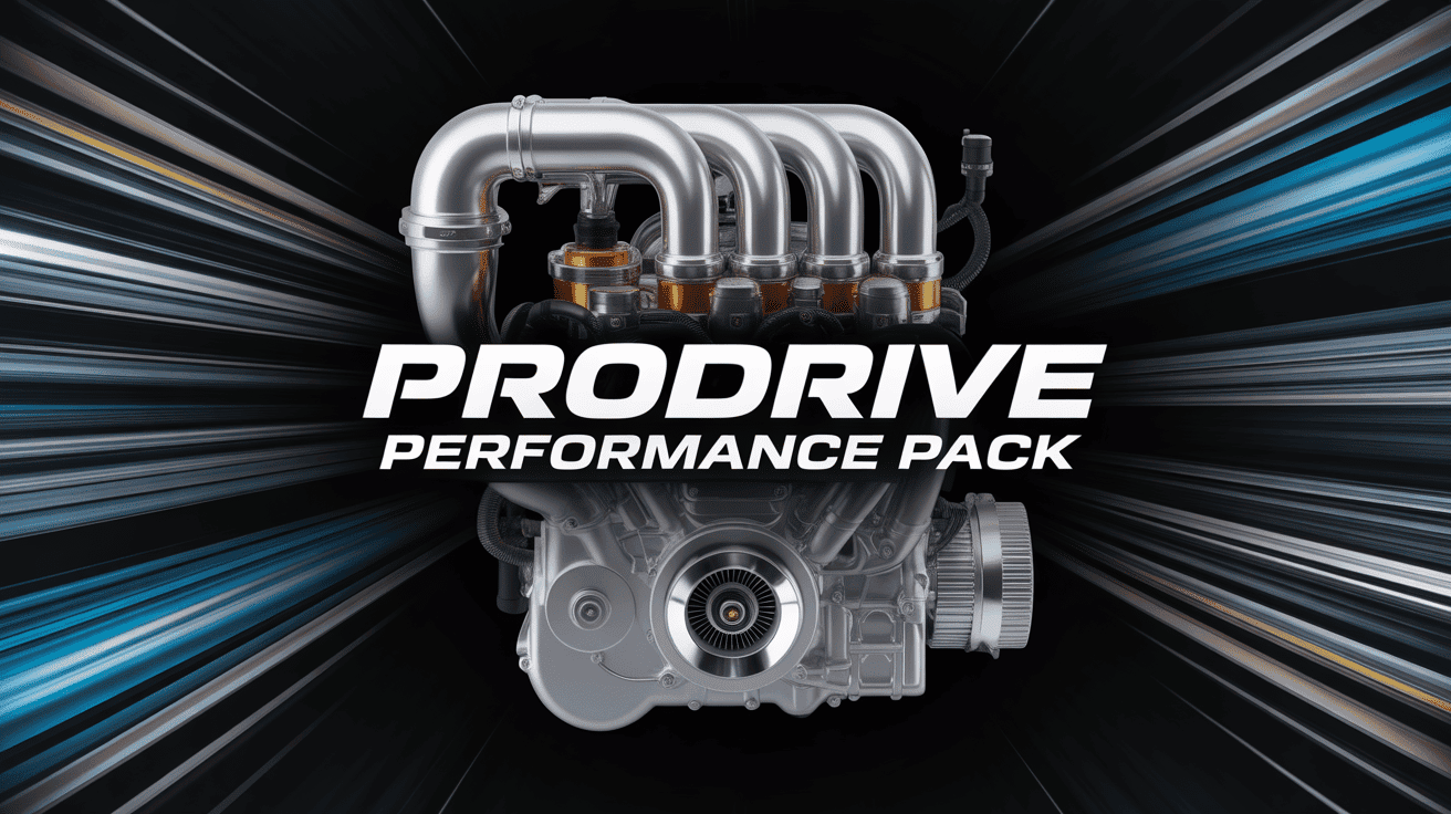 gros plan moteur turbo prodrive performance pack