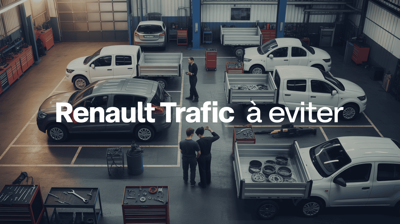 atelier mécanique renault trafic à éviter utilitaire en réparation