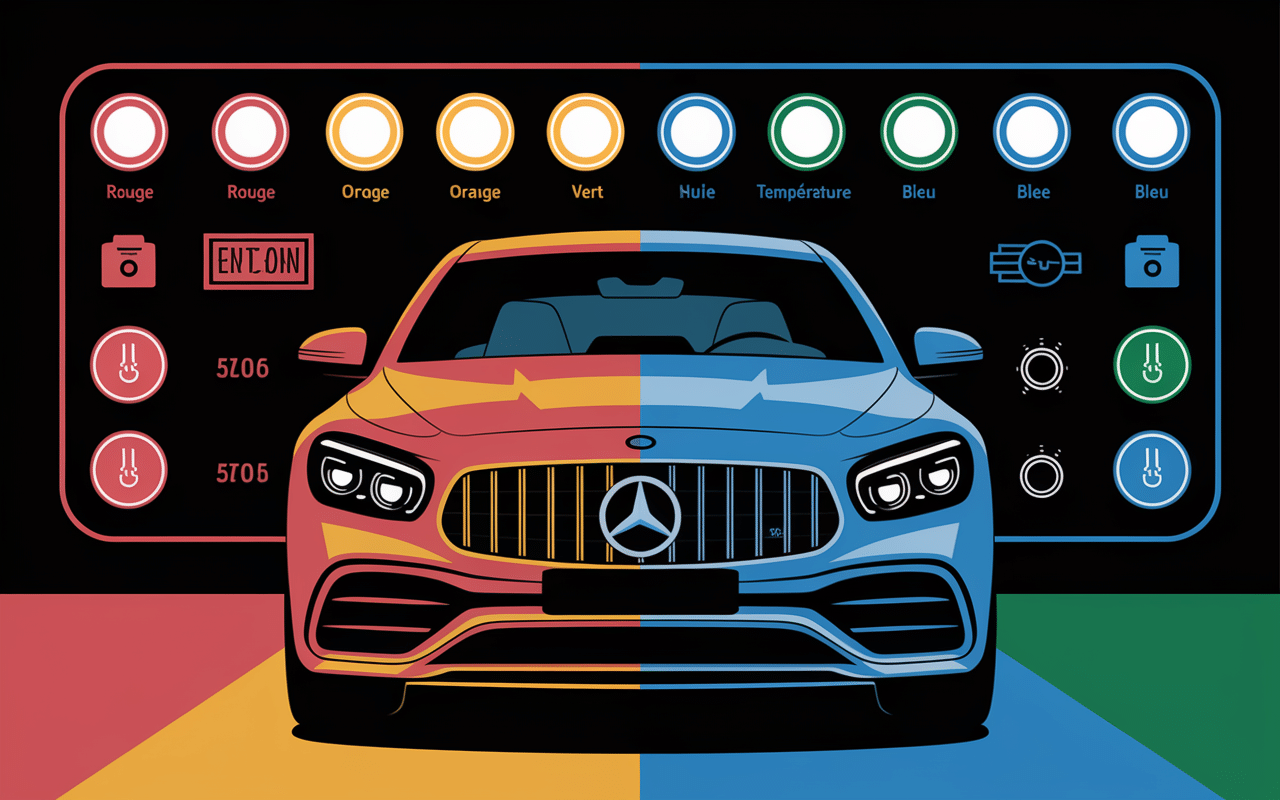 Voyants lumineux Clio 2 différentes couleurs
