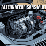 Vue moteur tester un alternateur sans multimètre