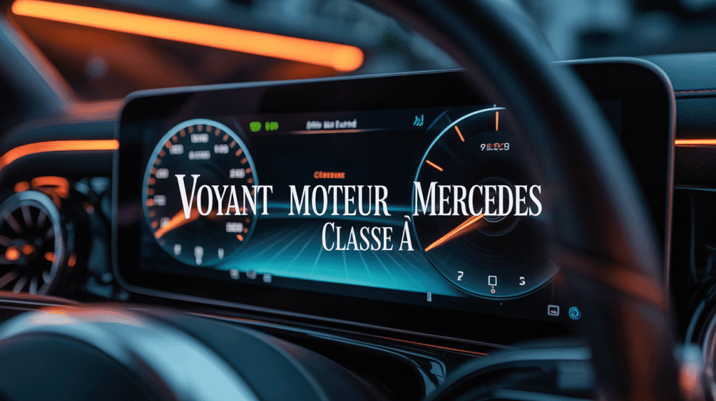 voyant moteur mercedes classe a tableau de bord orange